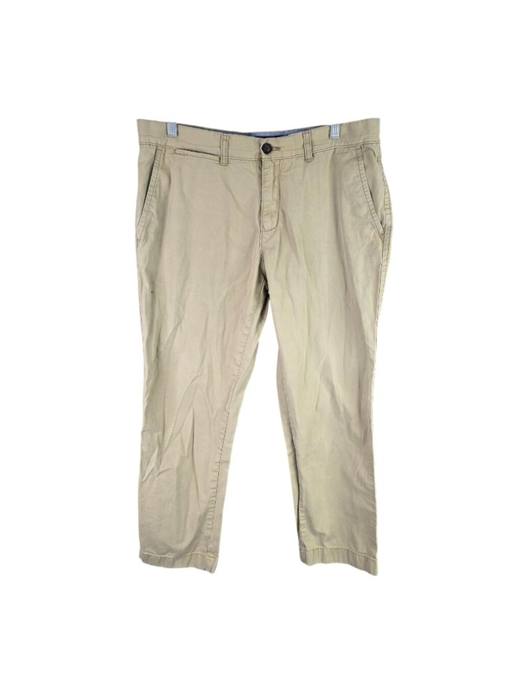 Mens Tommy Hilfiger Slim Fit Khaki Chino Pants 100% Cotton Size 34X29